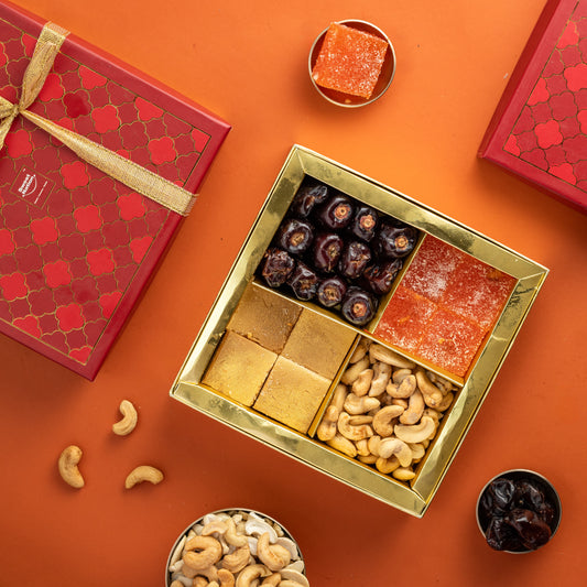 Sweets & Dry Fruits Assortment of 4